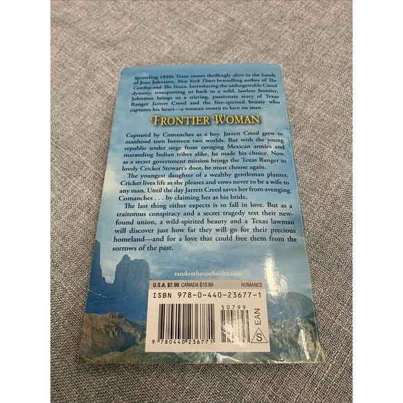 Frontier Woman by Joan Johnston Romance Novel Book Paperback - Picture 3 of 3